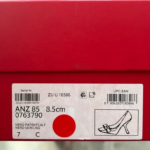 Ferragamo Anz Vara Bow Pump in Black, New, Size 7 - Picture 7 of 9